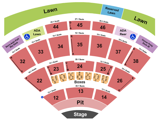 Blossom Music Center Marilyn Manson Seating Chart